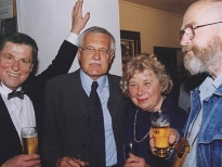 V. Klaus a V. Průchová a Jarda Hnilička