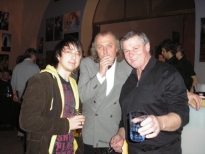 K. Kodet a P. Bende narozeniny Mirka Donutila