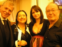 Giovanna Roklová a Petr Janda s manželkou