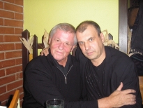 v Kladně s Petrem Rychlým na vystoupení...