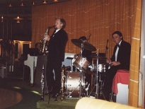 orchestr Leona Slezáka na  lodi  Vistafjord