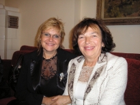 moje žena Milada a Livie Klausová v Lánech