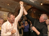 Rostislav Osička vernisáž  jeho obrazů Praha