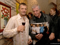 Rostislav Osička vernisáž  jeho obrazů Praha 2011