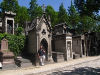 Père Lachaise -hřbitov v Paříži